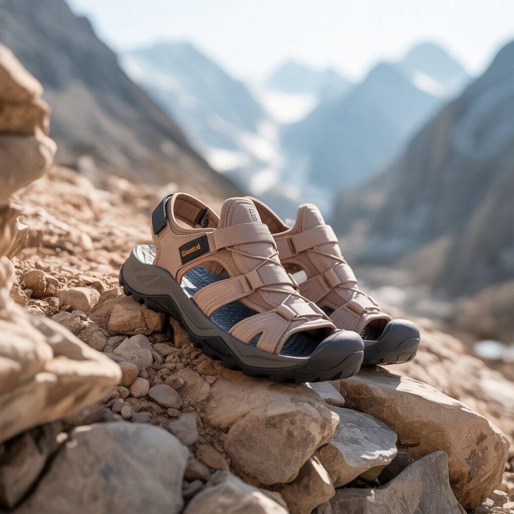 Sandały na górski szlak