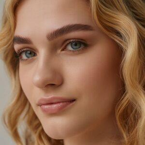 dobór brwi do jasnych włosów