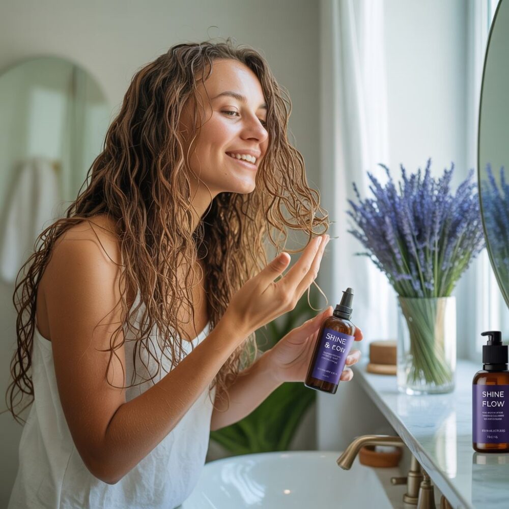 naturalne kosmetyki do włosów falowanych