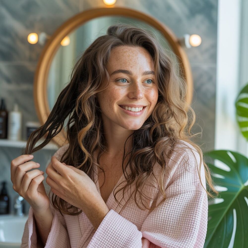 pielęgnacja falowanych włosów