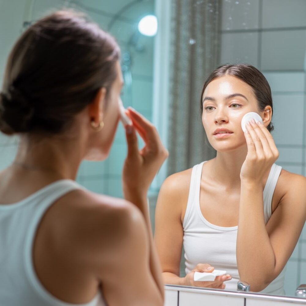 płyn micelarny i wacik