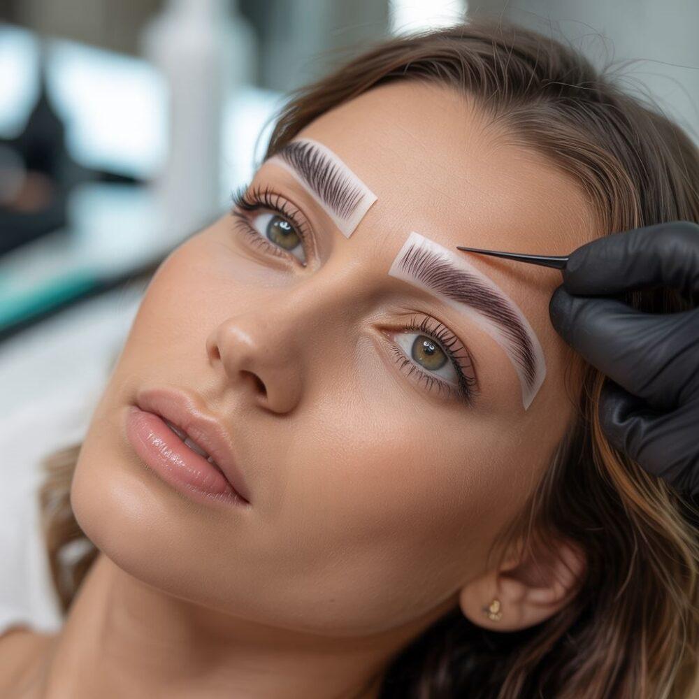 profesjonalne brwi laminowane